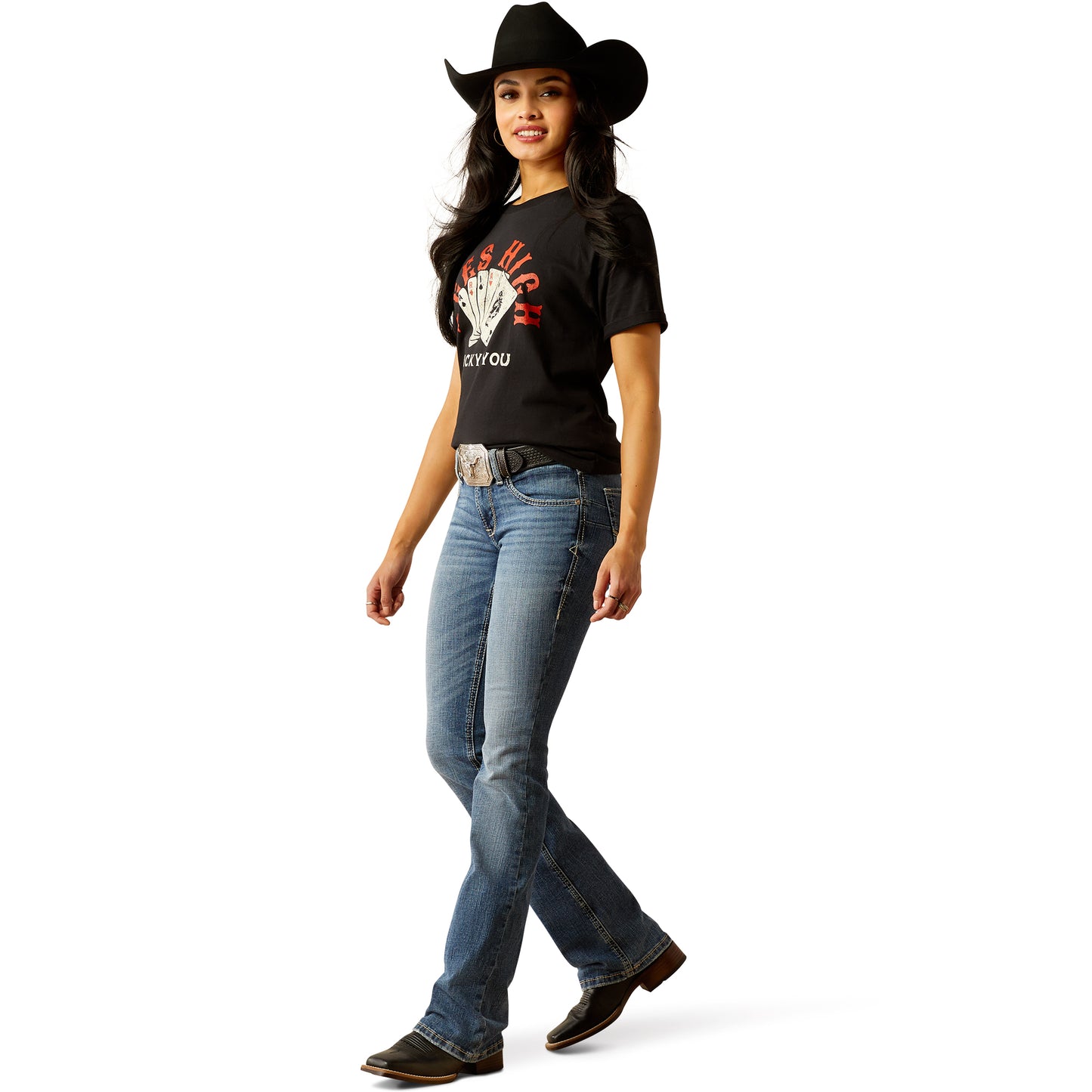 Ariat Womens Perfect Rise Bootcut Brittany Indiana