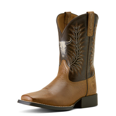 Ariat Youth Stampede Desert Brown/ Thunder Brown