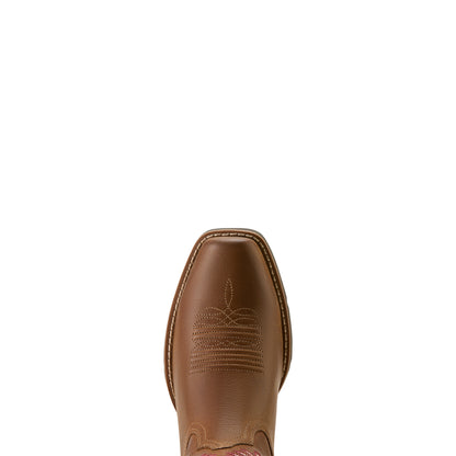 Ariat Women's Round Up Narrow Cutter Toe - Sorrel Crunch
