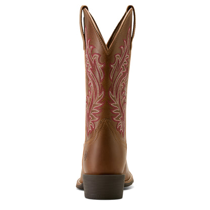 Ariat Women's Round Up Narrow Cutter Toe - Sorrel Crunch
