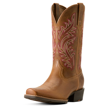 Ariat Women's Round Up Narrow Cutter Toe - Sorrel Crunch
