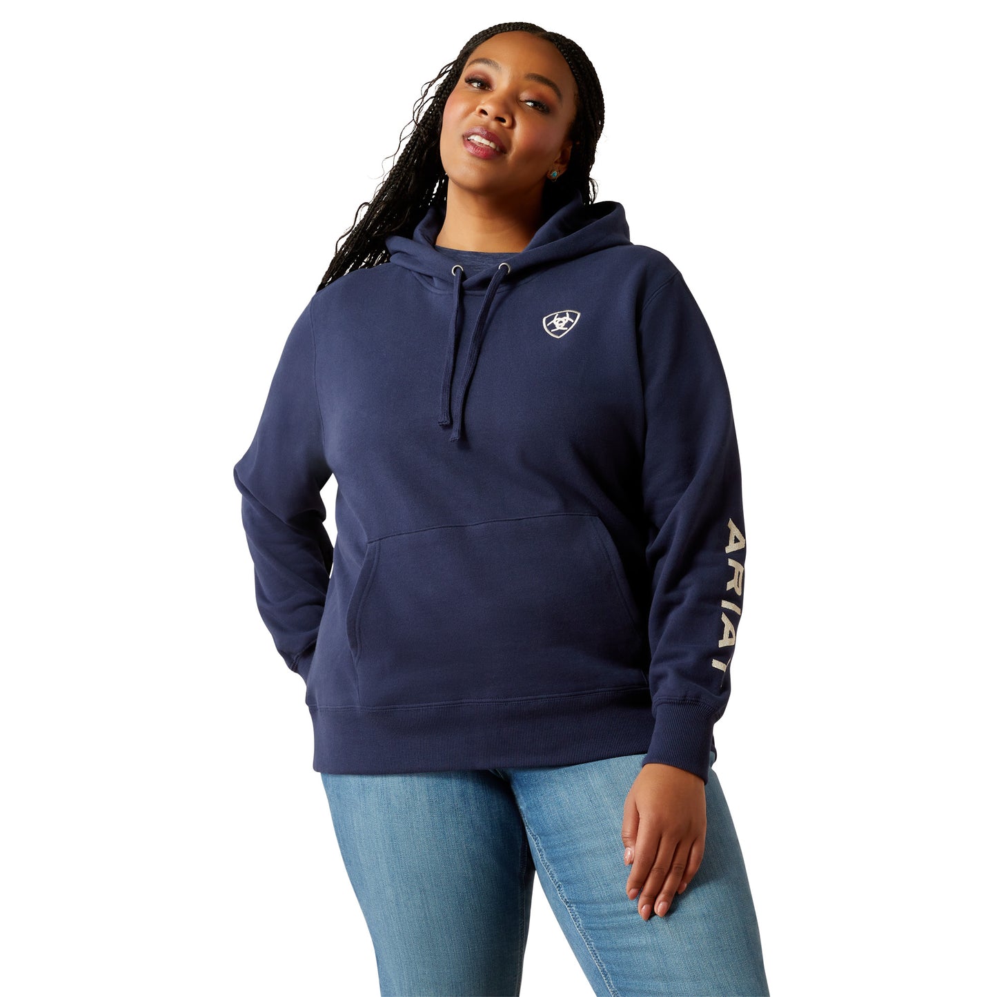 Ariat Womens Logo 2.0 Hoodie - Black Iris