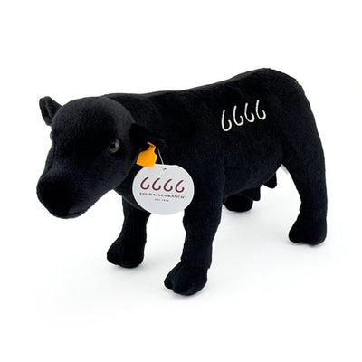 Big Country Toys - Four Sixes Black Angus Plush Toy
