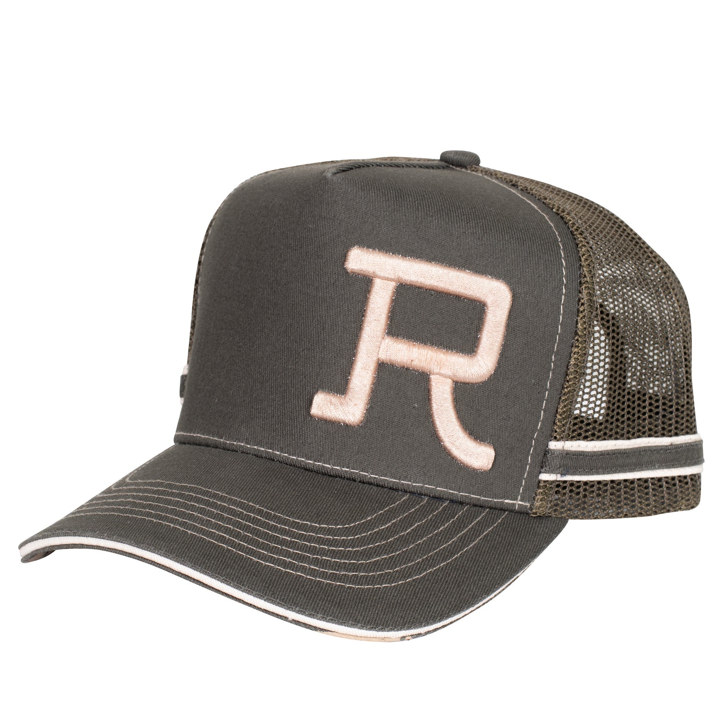 Roper Trucker Cap - Branded Forest/Stone