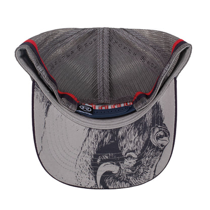 Roper Trucker Cap - Aztec Bison Grey