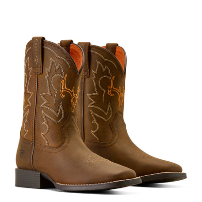 Ariat Kids Deer Ridge Wide Square Toe Western Boot