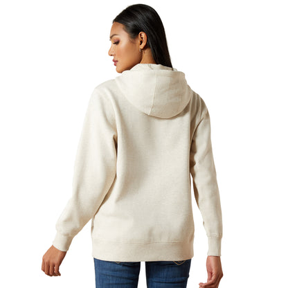 Ariat Women's Logo 2.0 Hoodie - Oatmeal Heather