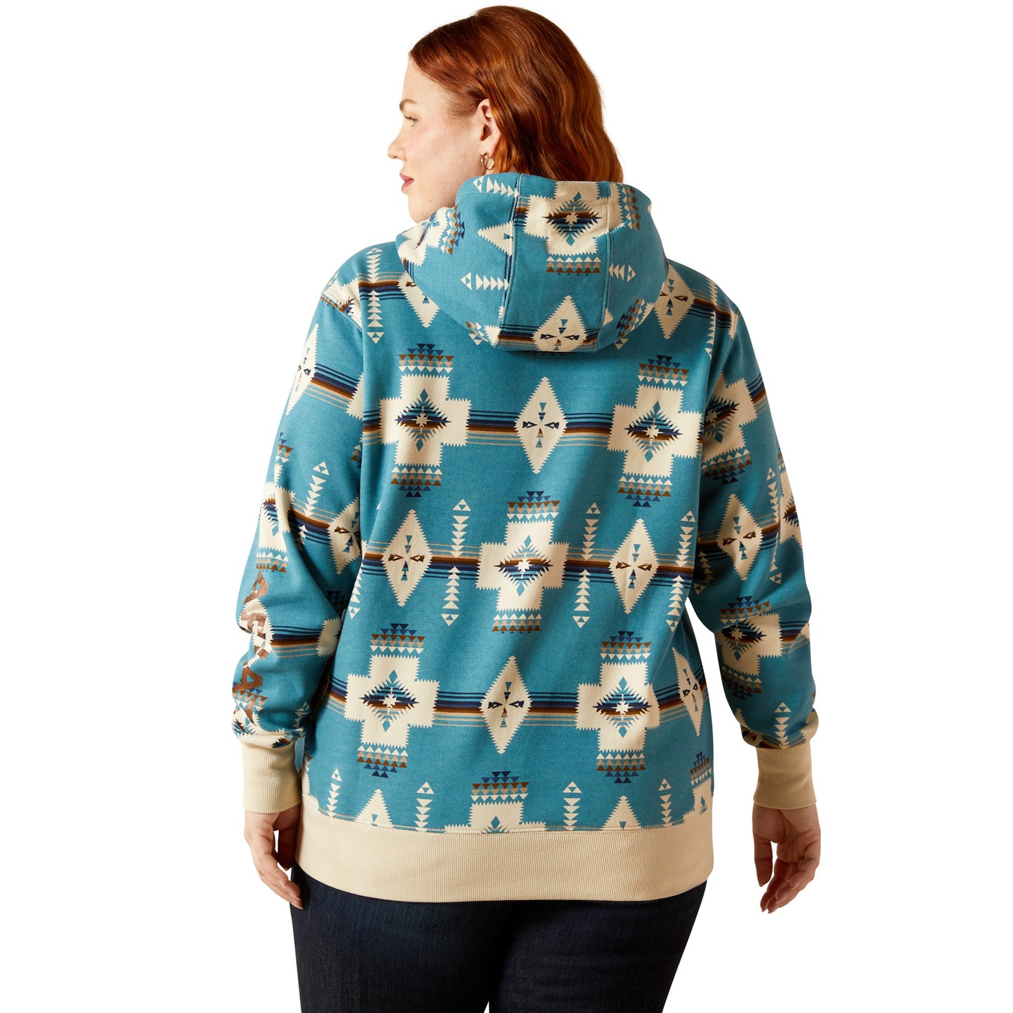 Ariat Women's Logo 2.0 Hoodie - Printed Agave South Western Print