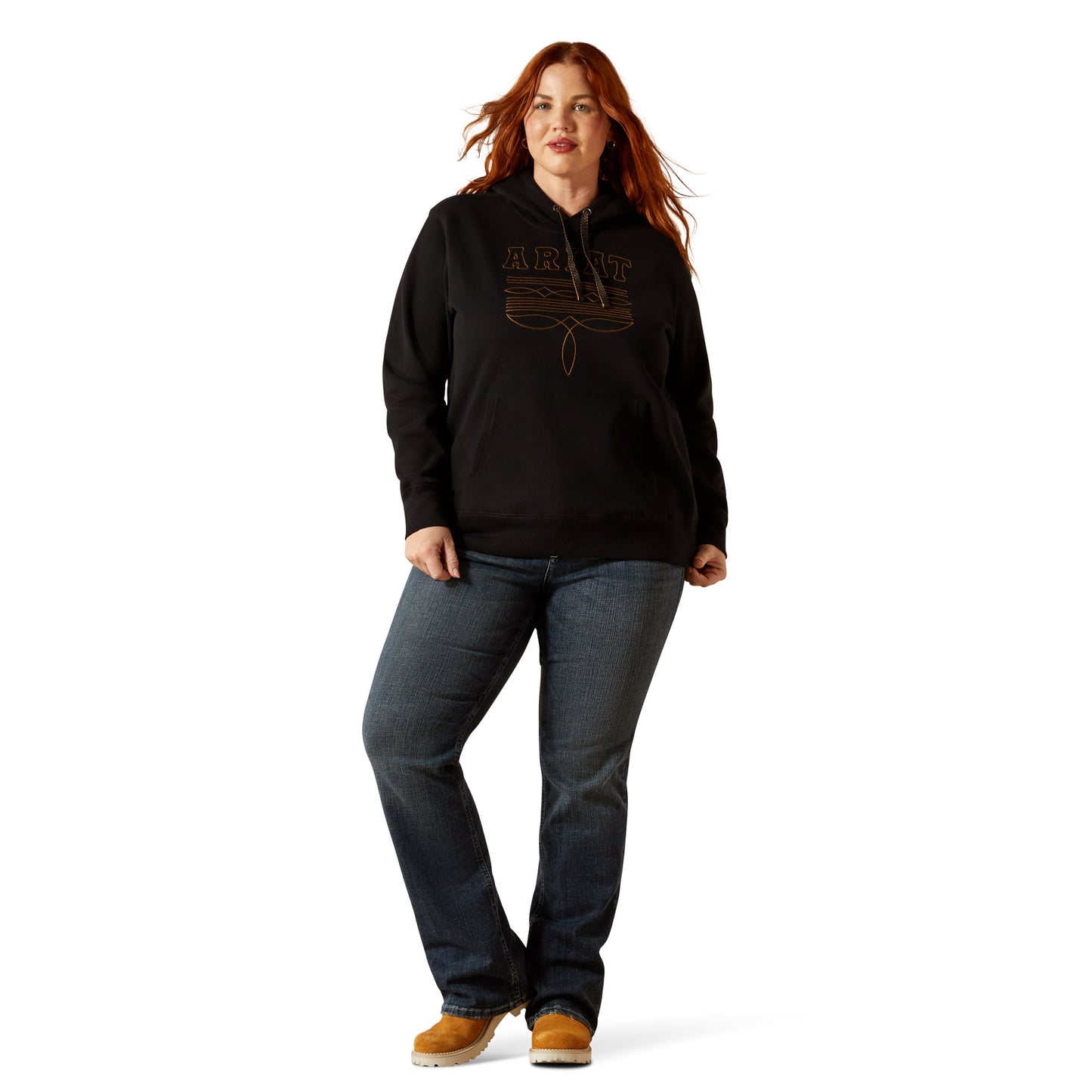 Ariat Women's Booted Logo Hoodie - Black