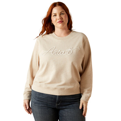 Ariat Women's Essential Crew Sweatshirt - Oatmeal