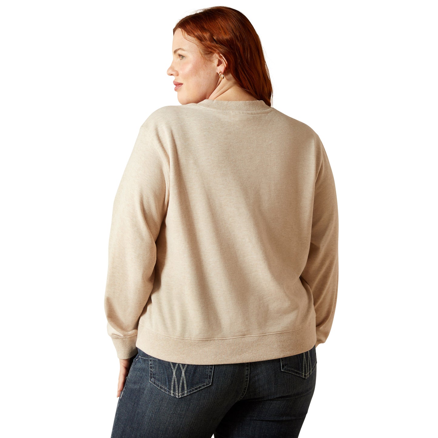 Ariat Women's Essential Crew Sweatshirt - Oatmeal