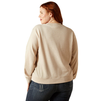 Ariat Women's Essential Crew Sweatshirt - Oatmeal