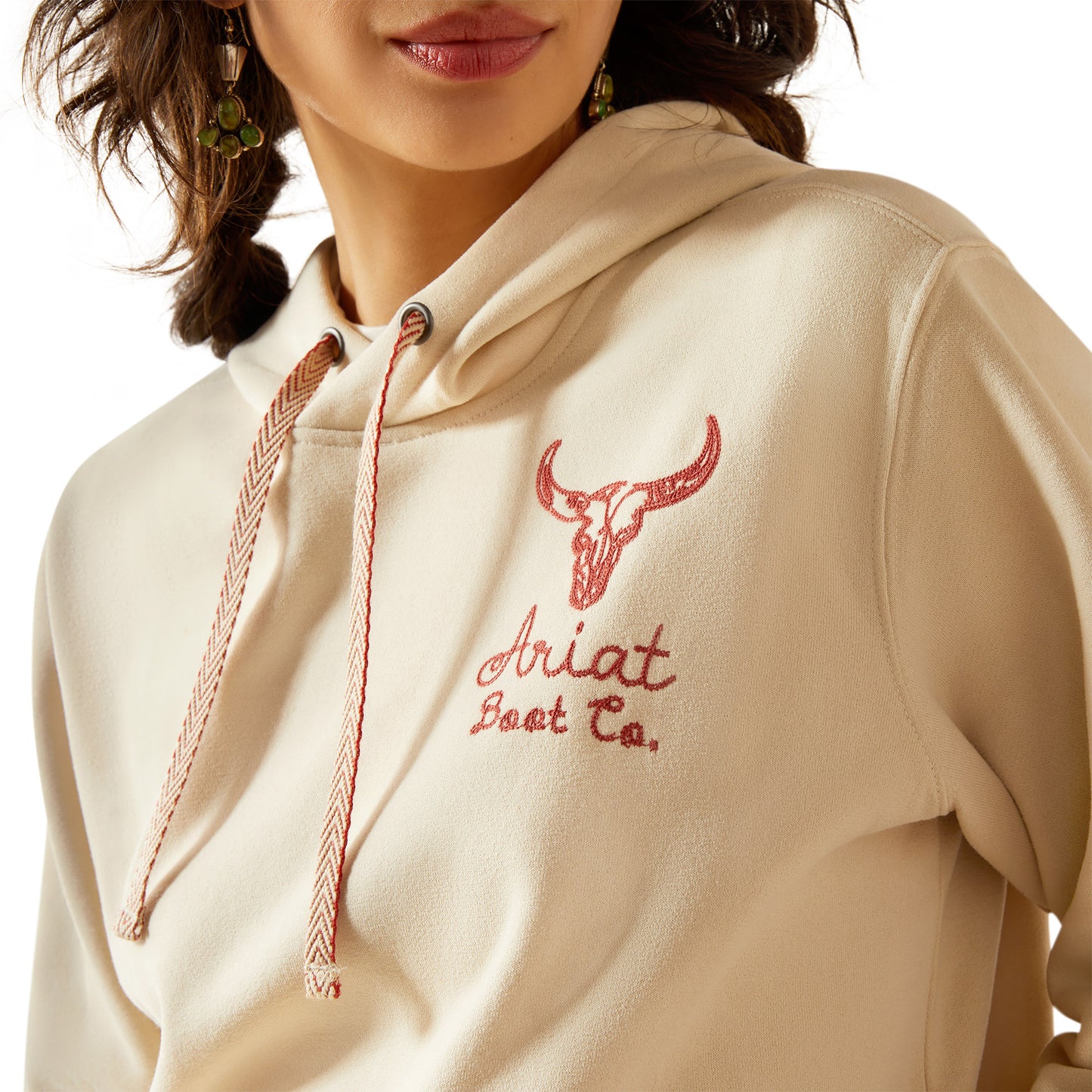 Ariat Women's Stitch Hoodie - Oyster Gray