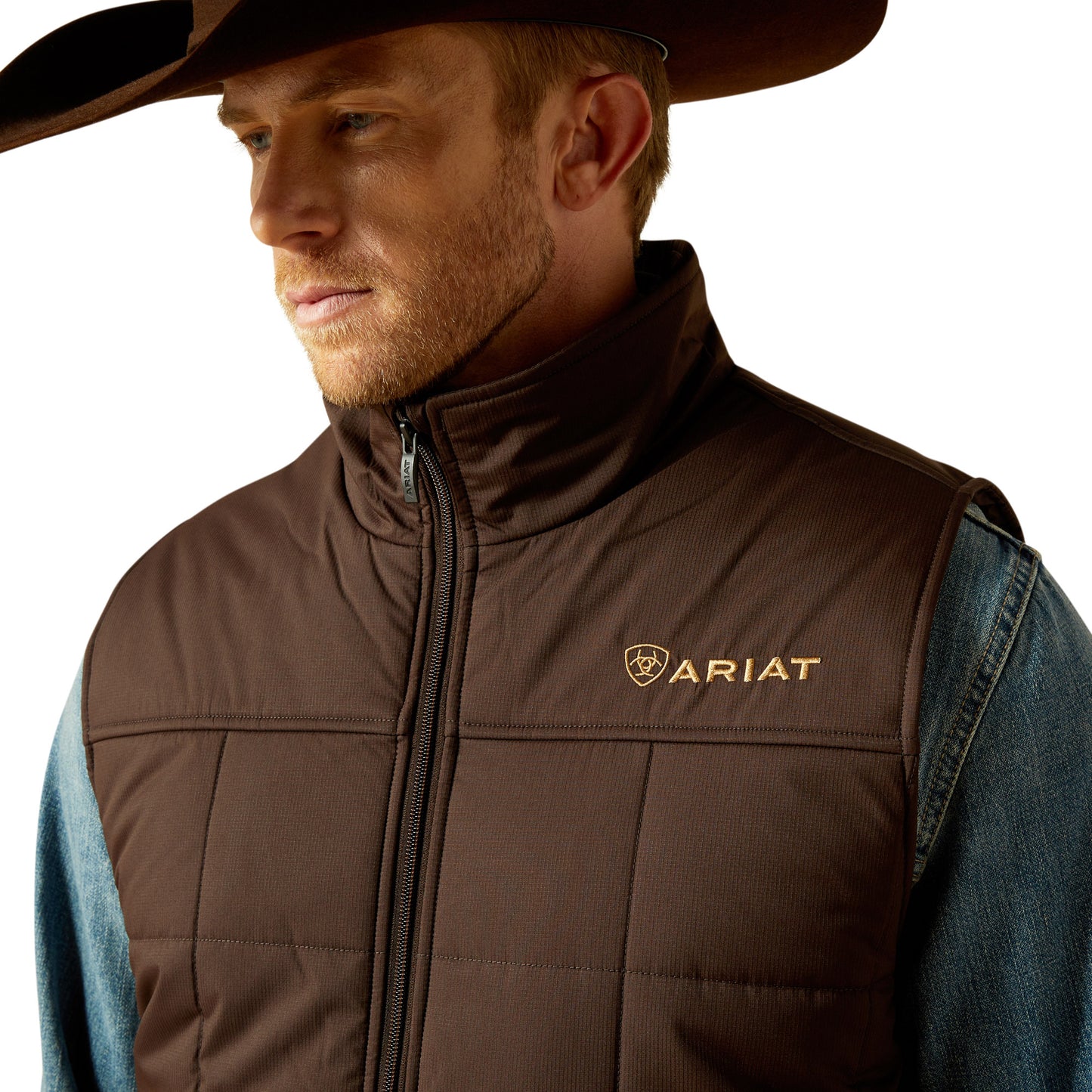 Ariat Men's Crius Insulated Vest - Brown
