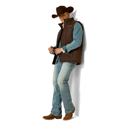 Ariat Men's Crius Insulated Vest - Brown