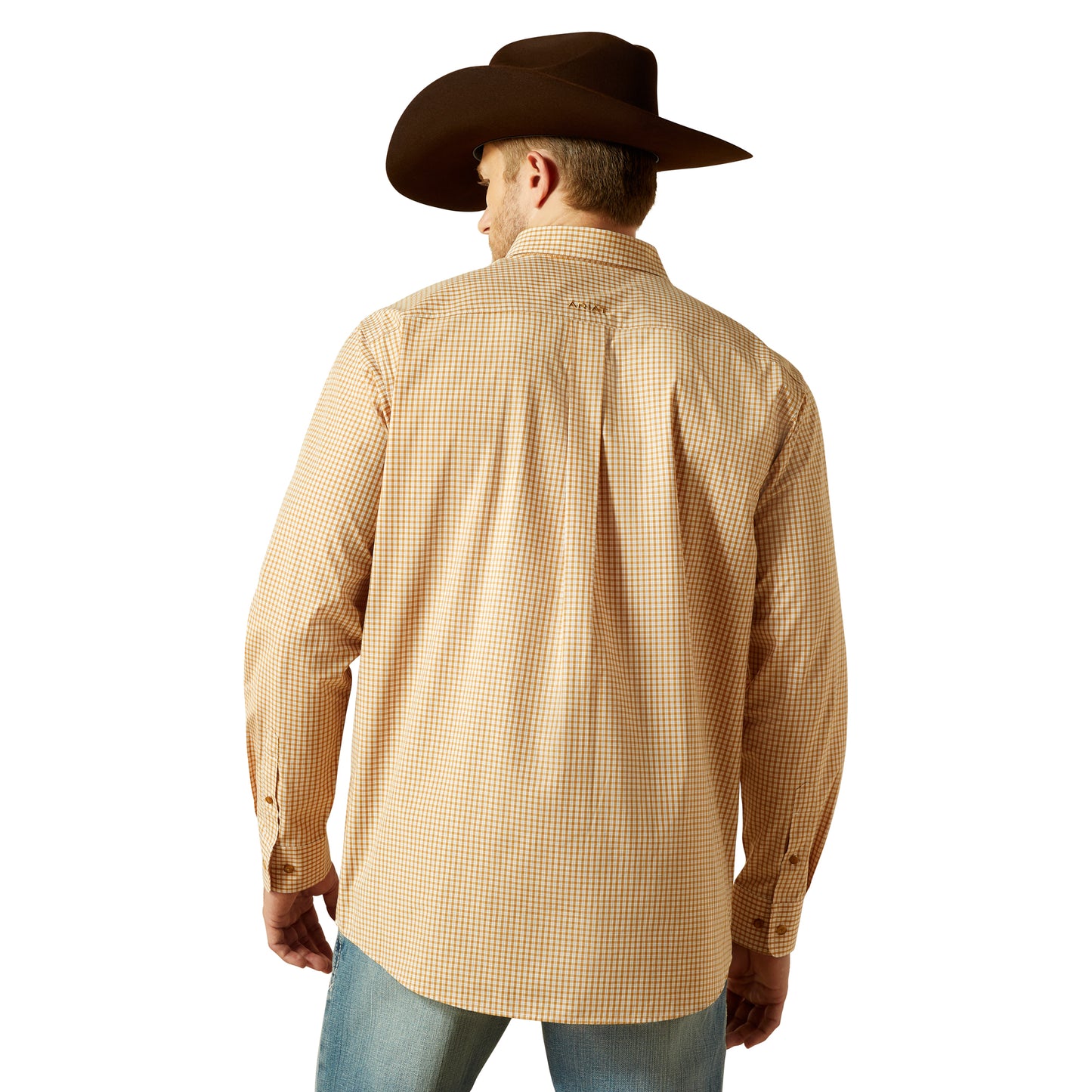 Ariat Men's Pro Series Beckett Long Sleeve Shirt - Beige