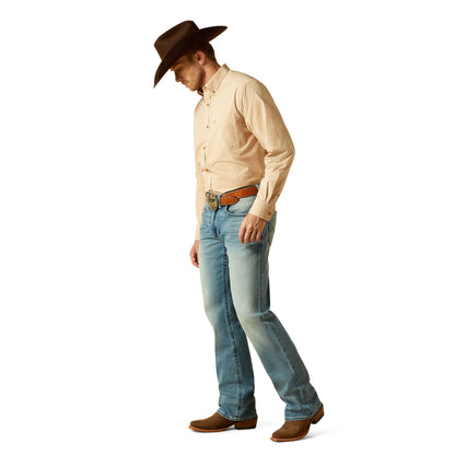 Ariat Men's Pro Series Beckett Long Sleeve Shirt - Beige