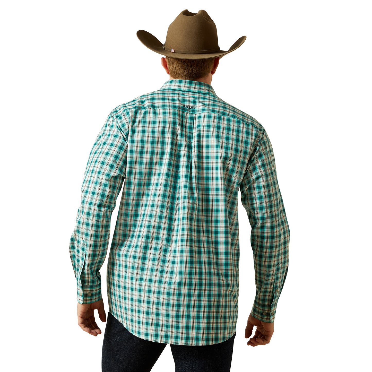 Ariat Men's Pro Series Brayden Long Sleeve Shirt - Teal