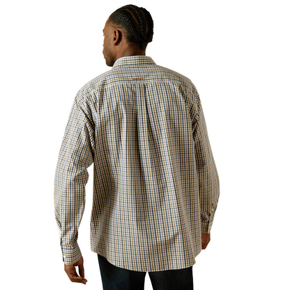 Ariat Men's Wrinkle Free Dusty Long Sleeve Shirt - Purple