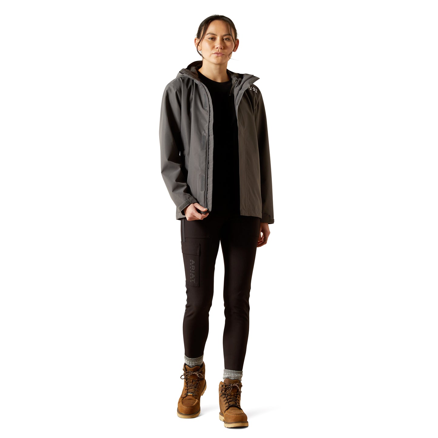Ariat Women's Rebar Stormshell Waterproof Jacket - Rebar Grey