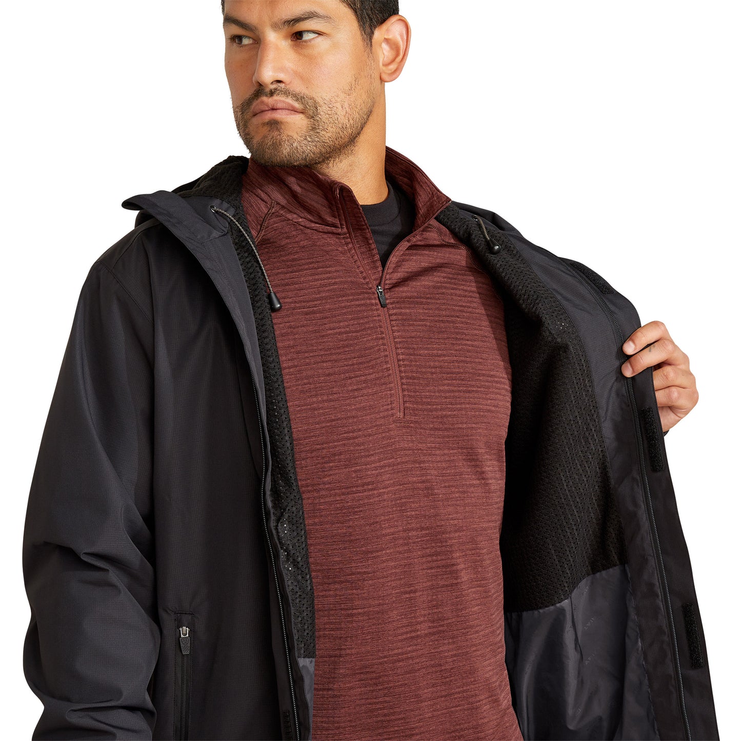 Ariat Men's Rebar Stormshell Waterproof Jacket - Black