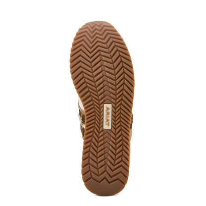 Ariat Women's Ranch Runner Shoe - Bright Cream/Gilded Leopard