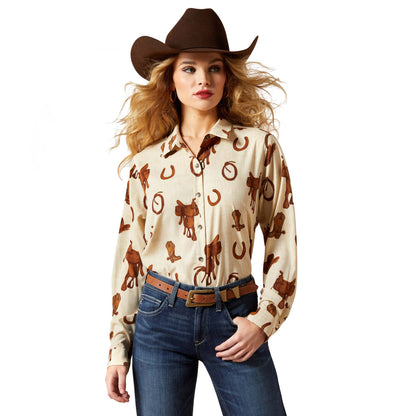 Ariat Women's Homestyle Long Sleeve Shirt - Rodeo Spur