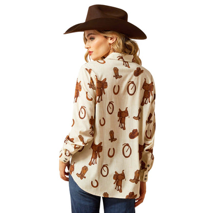 Ariat Women's Homestyle Long Sleeve Shirt - Rodeo Spur