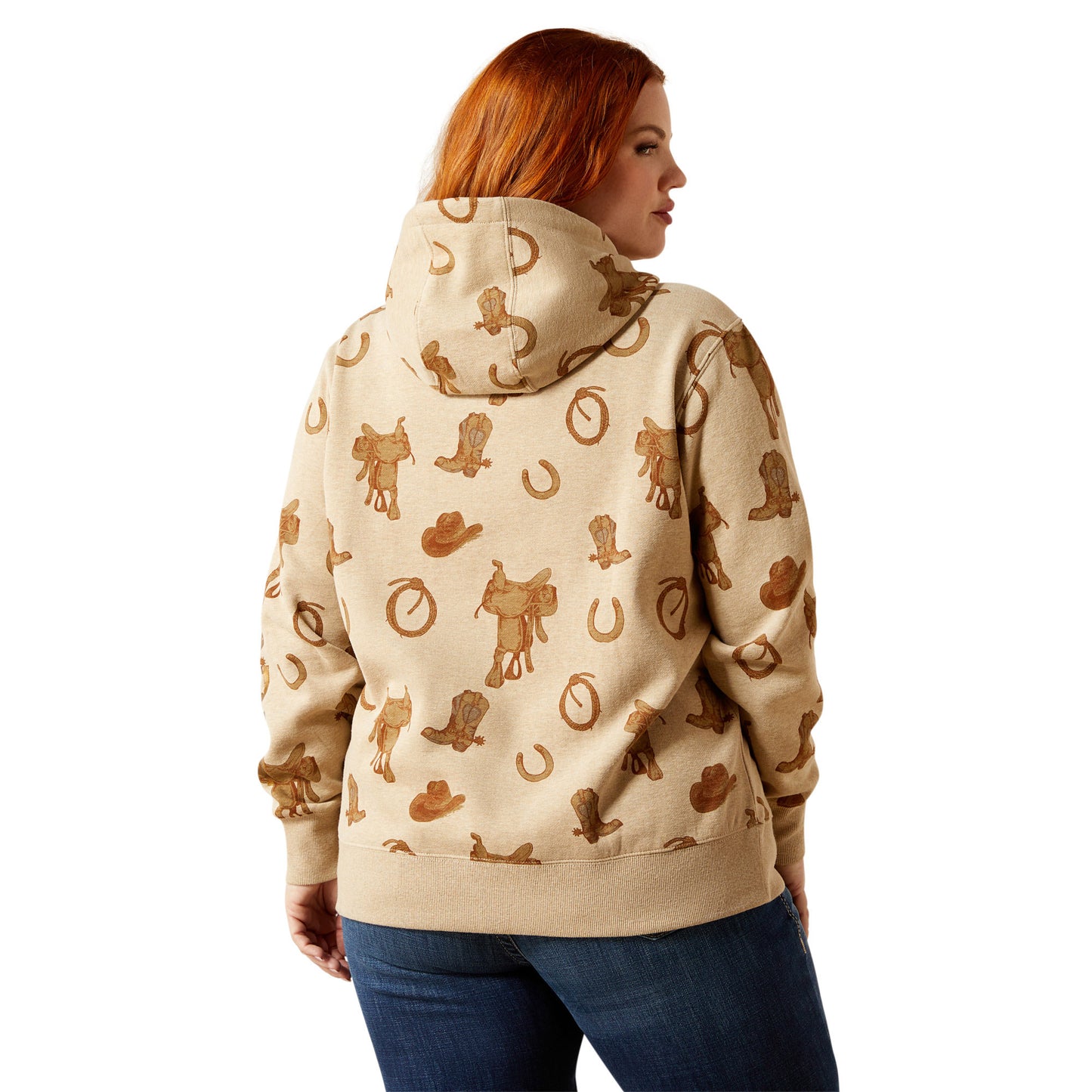 Ariat Women's Logo 2.0 Hoodie - Savannah Tan Heather