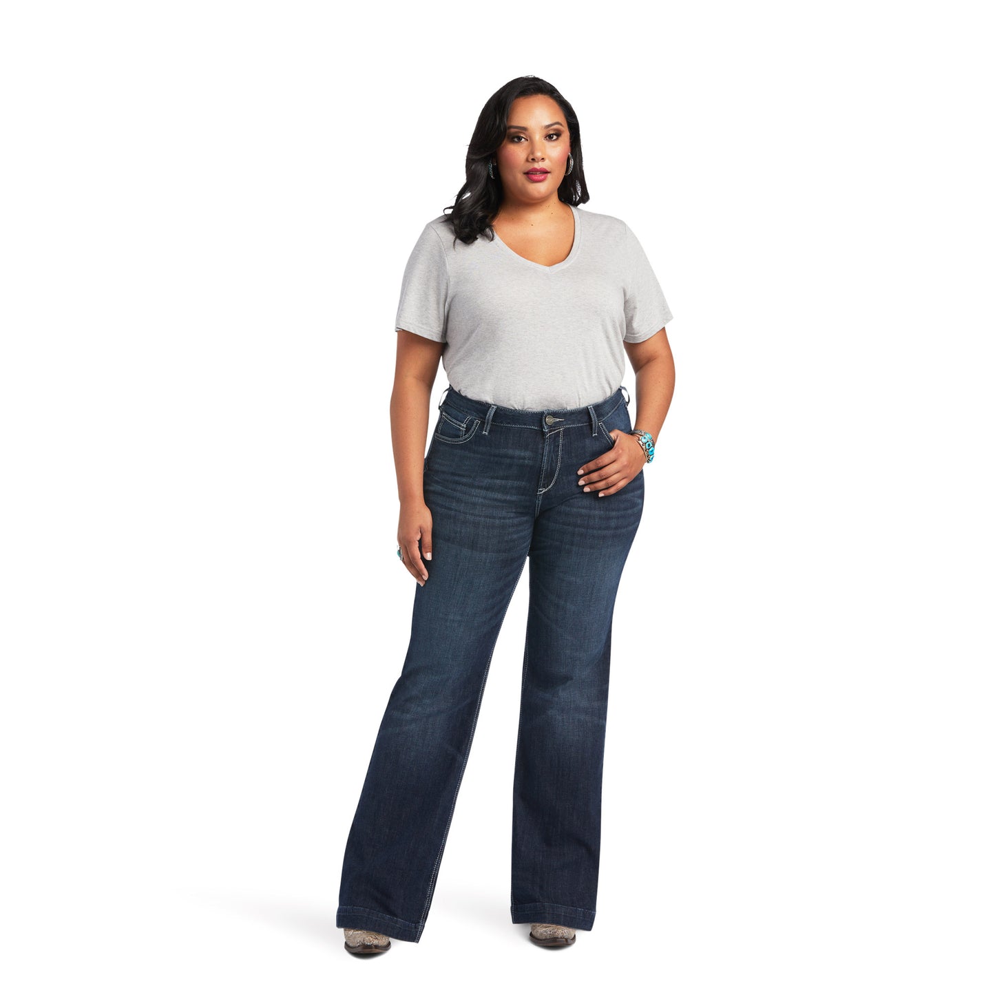Ariat Women's Perfect Rise Wide Leg Trouser - Aisha Missouri