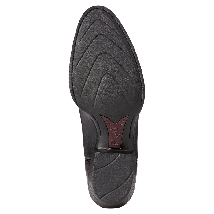 Ariat Men's Heritage Western R Toe - Black Deertan