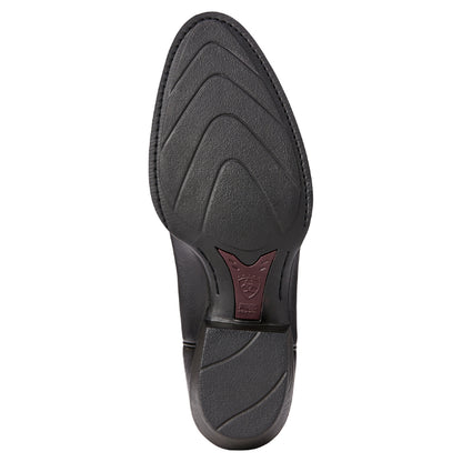 Ariat Men's Heritage Western R Toe - Black Deertan