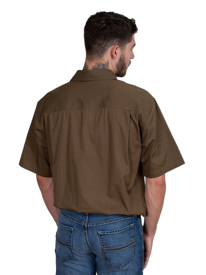 Just Country Men's Adam Short Sleeve Work Shirt