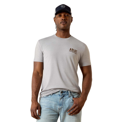 Ariat Men's Outline Shop T-shirt - Pewter