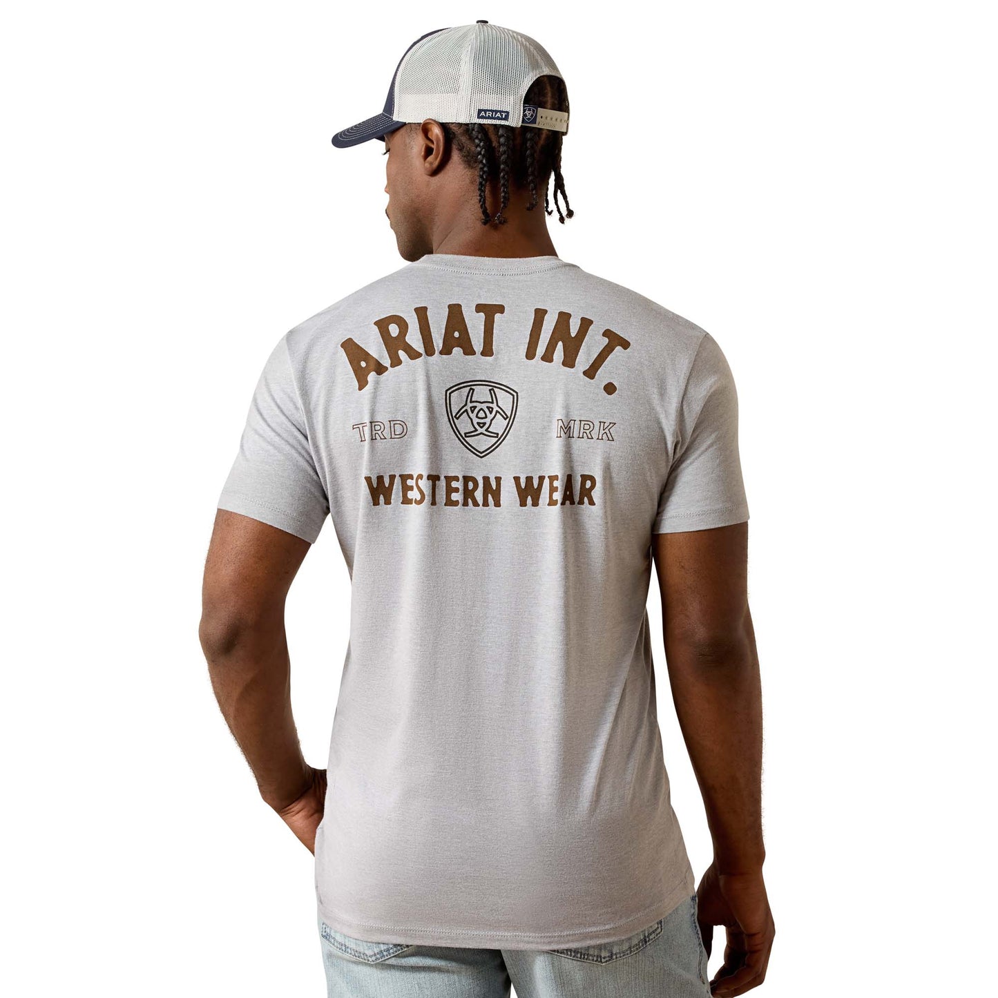 Ariat Men's Outline Shop T-shirt - Pewter