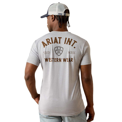 Ariat Men's Outline Shop T-shirt - Pewter