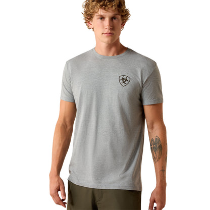 Ariat Men's Banner Badge T-shirt - Iceberg