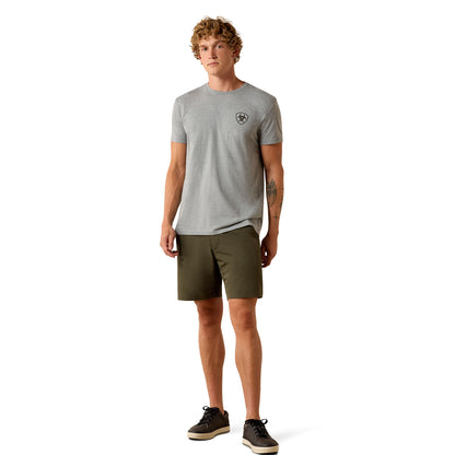 Ariat Men's Banner Badge T-shirt - Iceberg