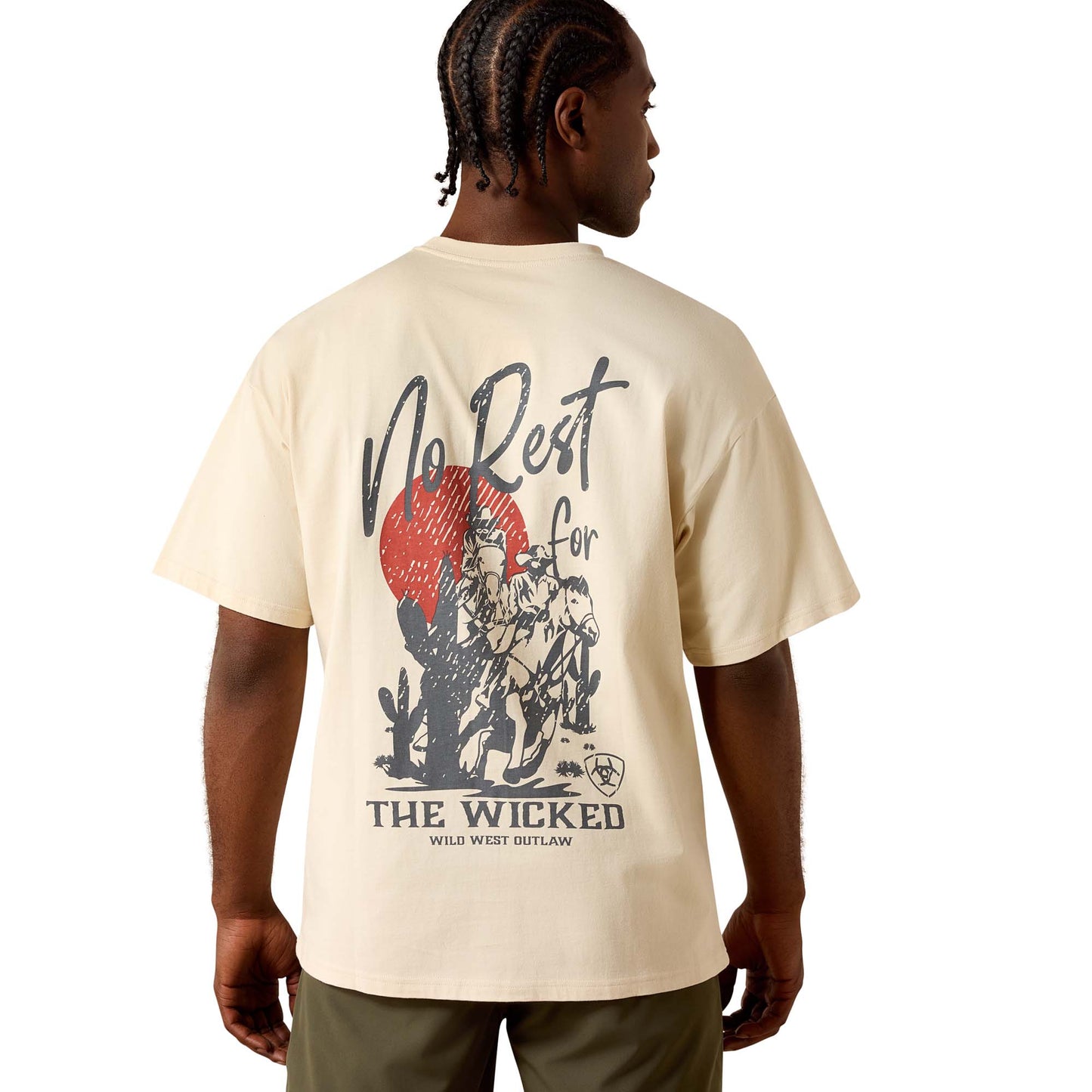 Ariat Men's The Wicked Boxy T-shirt - Sandshell