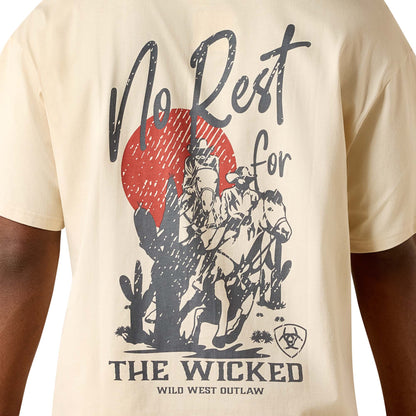 Ariat Men's The Wicked Boxy T-shirt - Sandshell