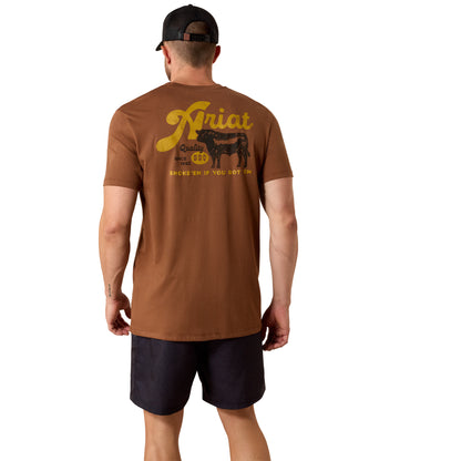 Ariat Men's BBQ Smoke T-shirt - Soft Silt