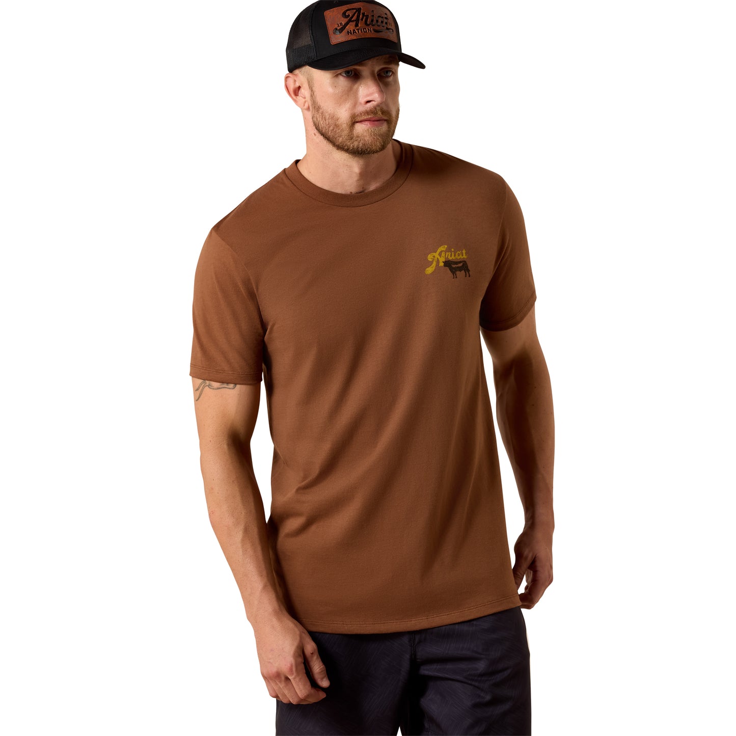 Ariat Men's BBQ Smoke T-shirt - Soft Silt