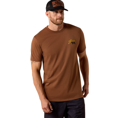 Ariat Men's BBQ Smoke T-shirt - Soft Silt