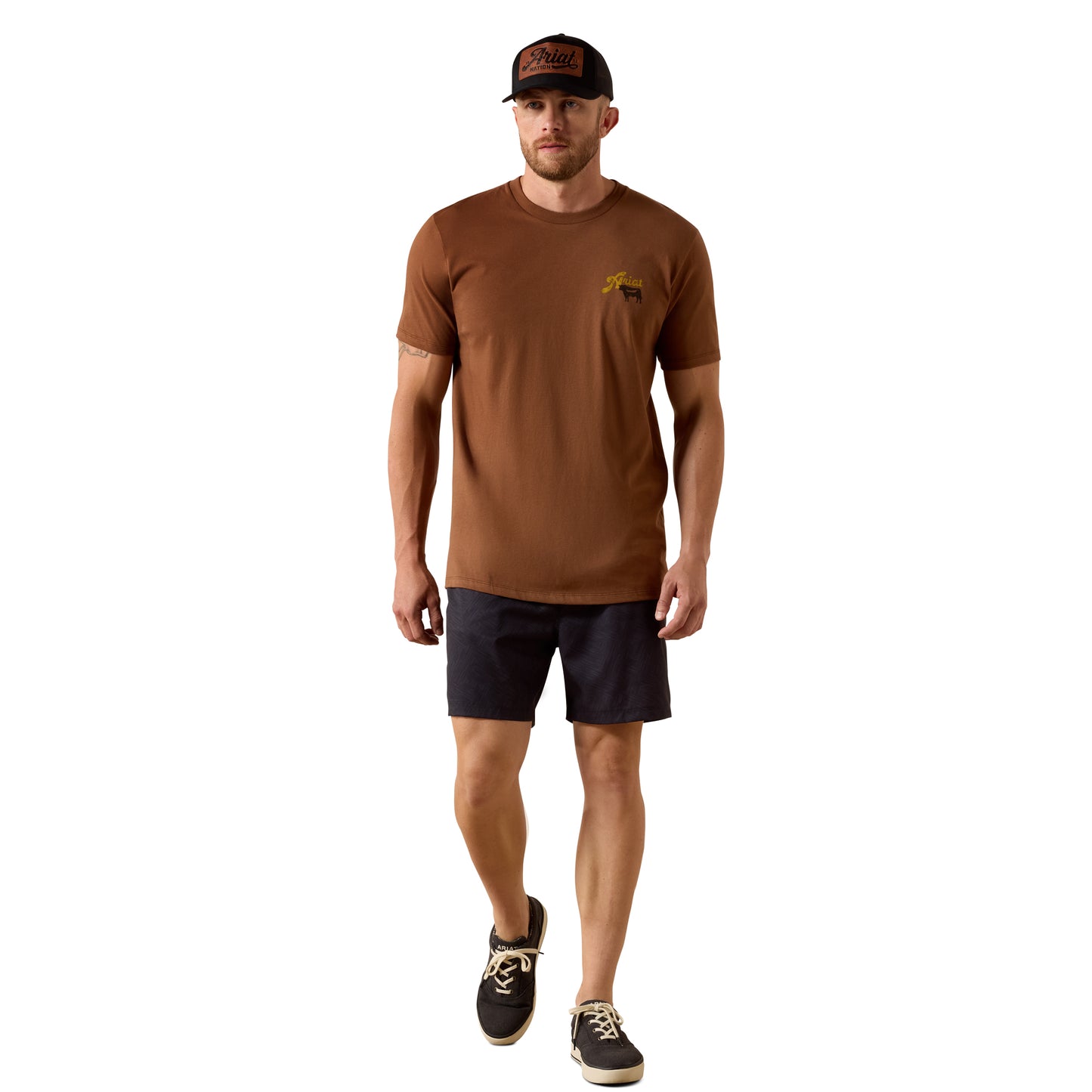 Ariat Men's BBQ Smoke T-shirt - Soft Silt