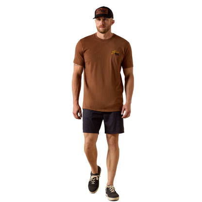 Ariat Men's BBQ Smoke T-shirt - Soft Silt