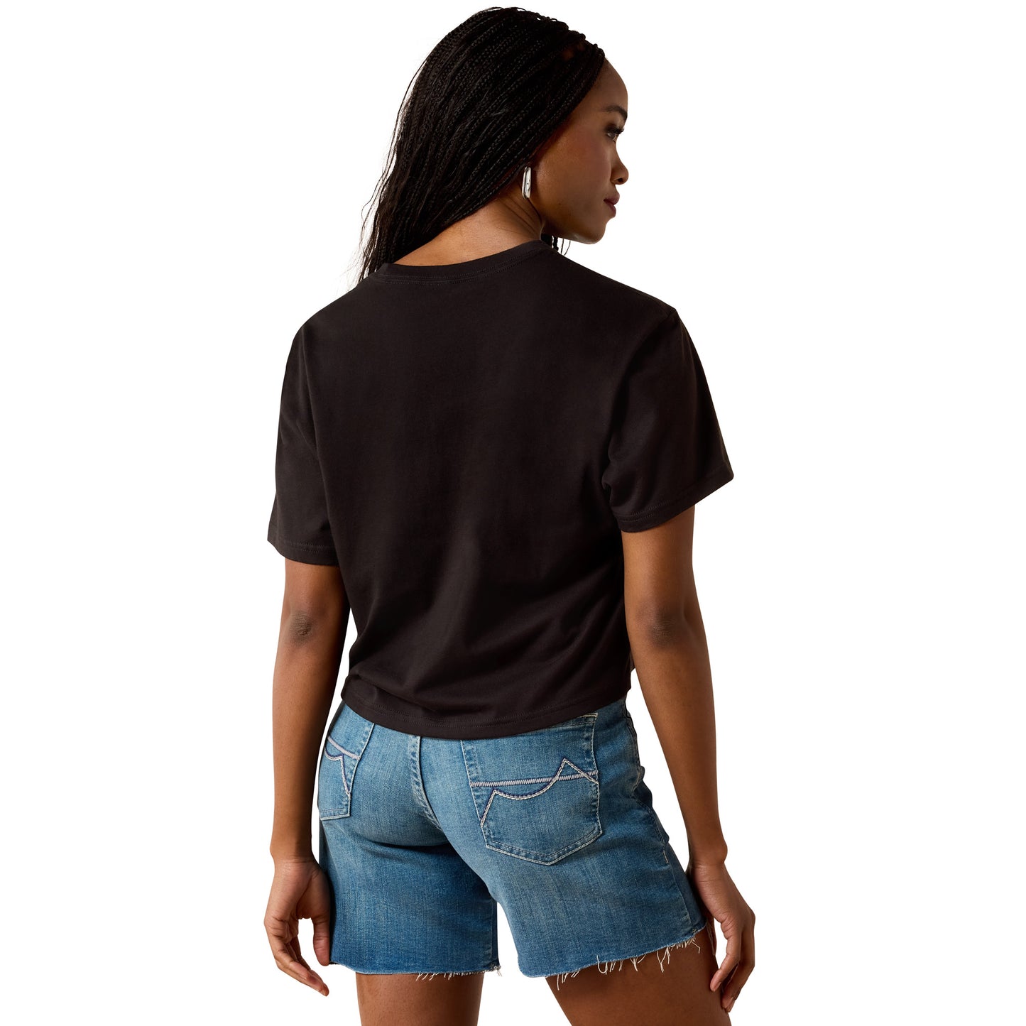 Ariat Women's Night Sky Cowgirl  T-shirt - Black