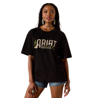Ariat Women's Boot Logo T-shirt - Black