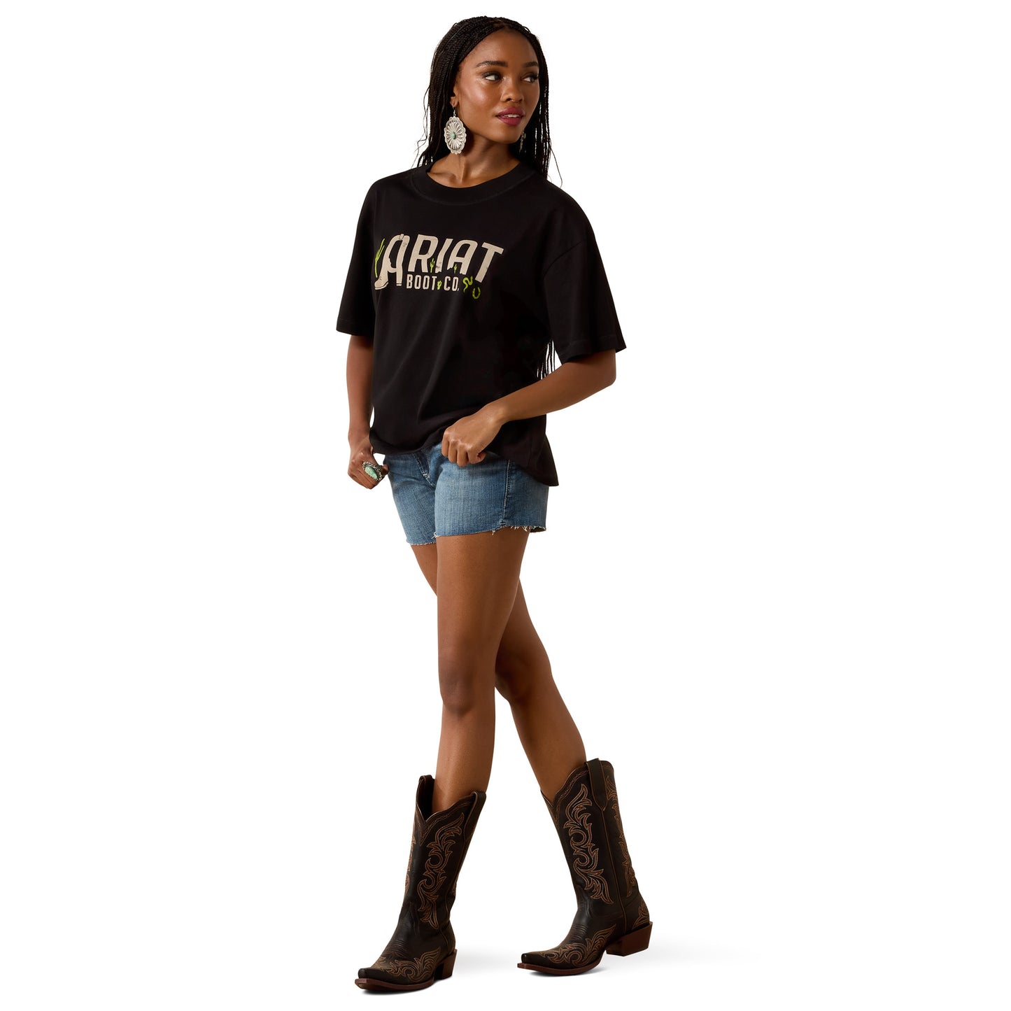 Ariat Women's Boot Logo T-shirt - Black