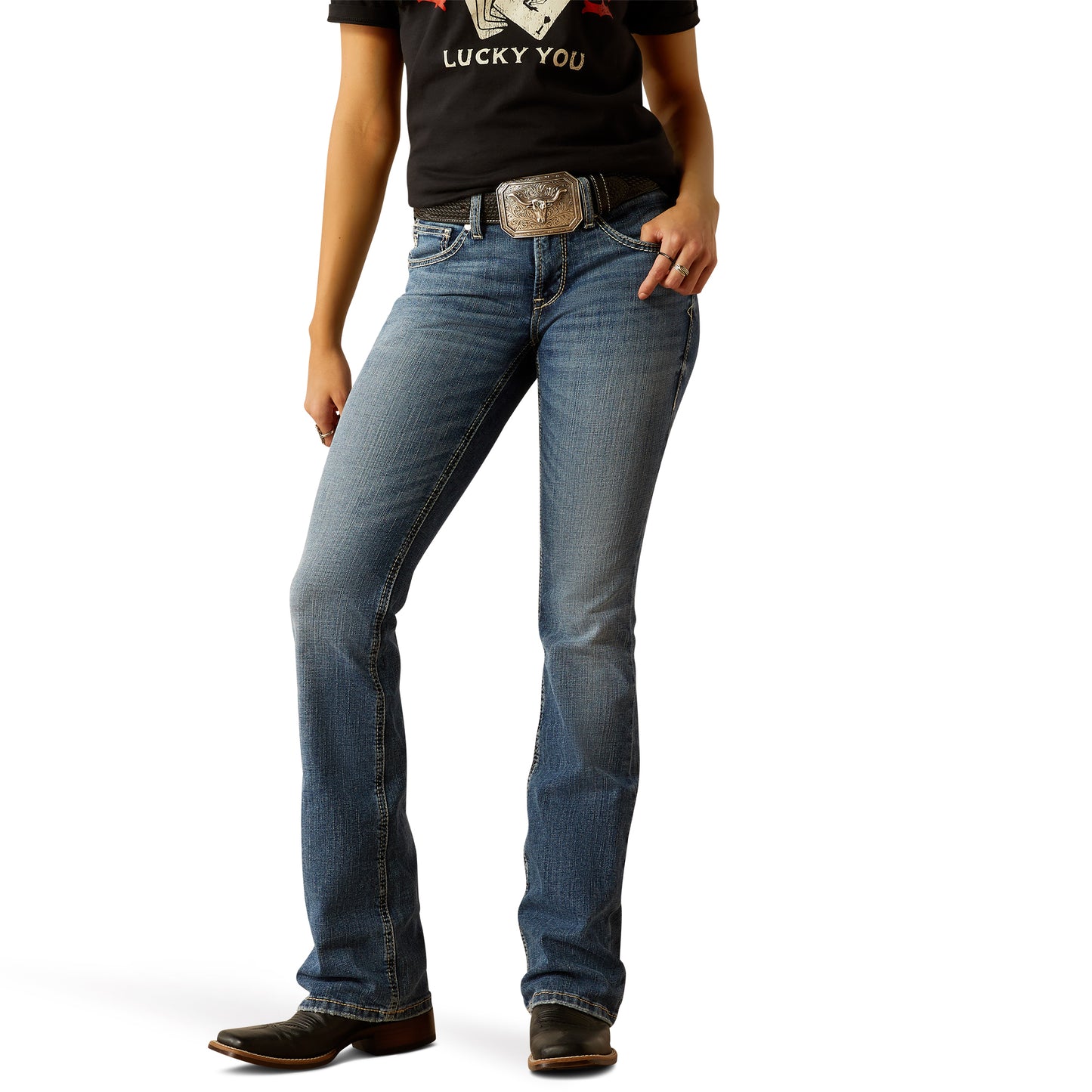 Ariat Womens Perfect Rise Bootcut Brittany Indiana