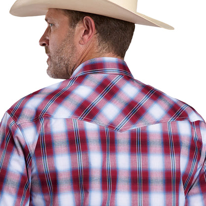 Roper Men's Amarillo Collection Short Sleeve Shirt Plaid Red 03-002-0278-4055